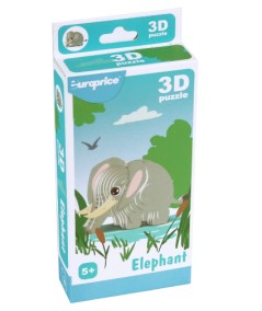 Puzzle 3D Elefante