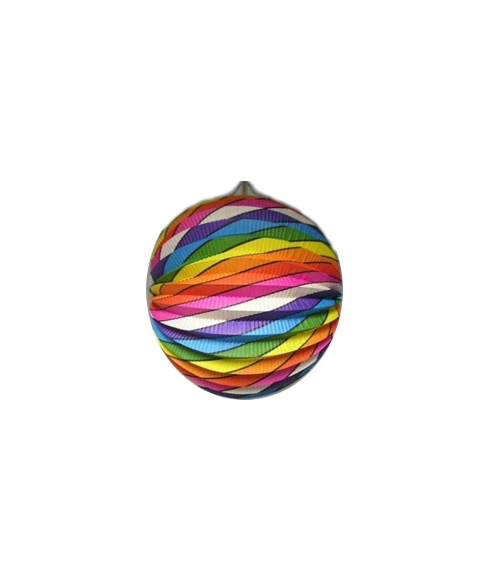 Balão Papel Fantasia Riscas Redondo 30 cm  9348