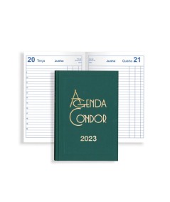 Agenda A5 Escritorio Condor Verde 2023